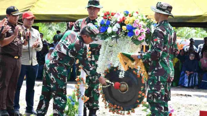 Pangdam I/BB Sebut TMMD untuk Lestarikan Budaya Gotong Royong