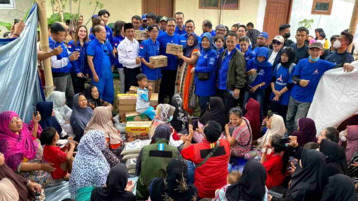 Peduli Korban Gempa Cianjur, Demokrat Jabar Salurkan Berbagai Bantuan