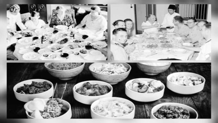 Sejarah Rijsttafel