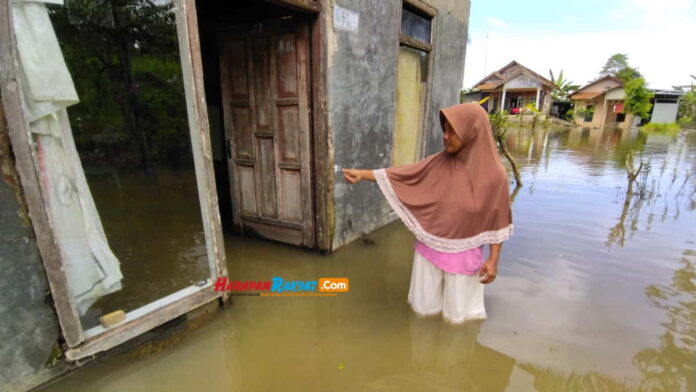 Rumah Warga Pangandaran Terendam Banjir