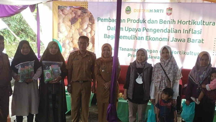 Upaya Pengendalian Inflasi, Dinas Pertanian Ciamis Berikan Bantuan Produk dan Benih Hortikultura