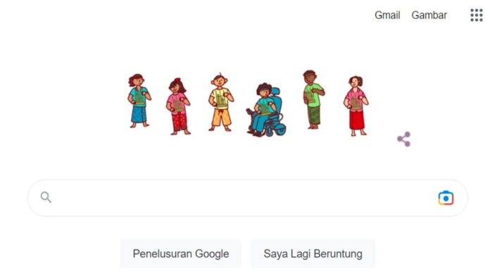 Wow, Angklung Jadi Google Doodle Hari Ini