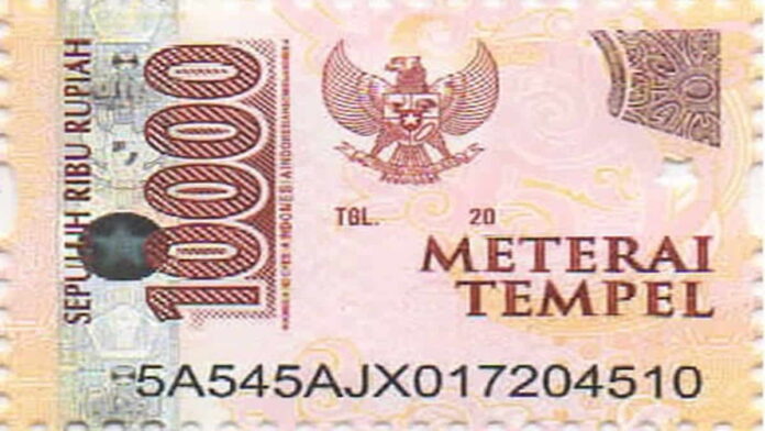 e-materai terbaru 2022