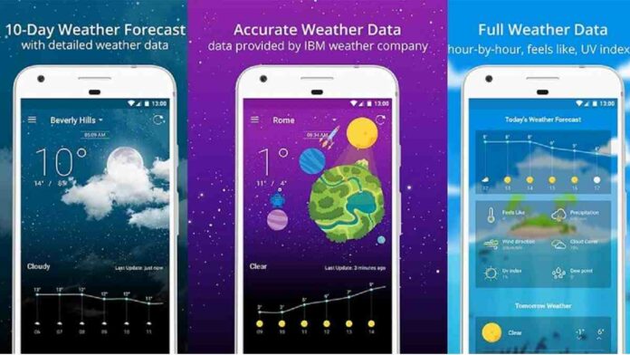 Aplikasi Ramalan Cuaca Terakurat untuk Android Maupun iOS