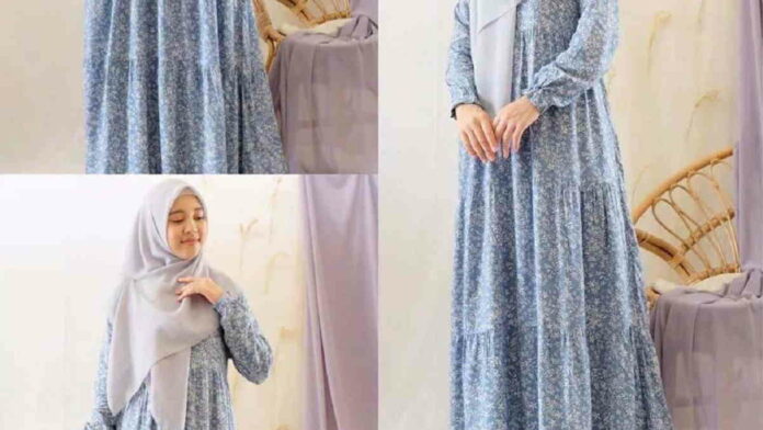 Gamis Rayon Motif Bunga, Ini Karakteristik dan Perawatannya