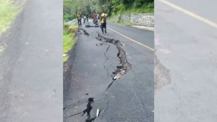Jalan Nasional di Panawangan Ciamis