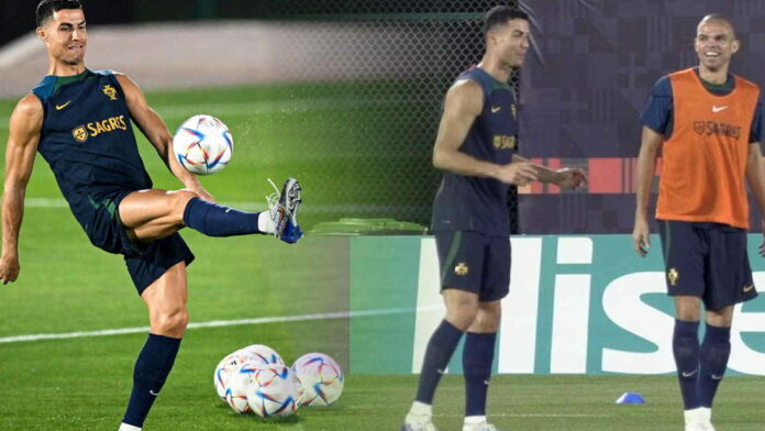 Jelang Lawan Maroko, CR7 Malah Bikin Ulah Saat Latihan