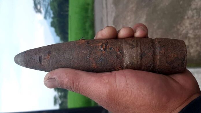 Sebuah Mortir Ditemukan Warga