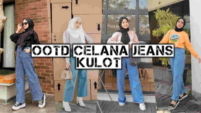 OOTD Celana Kulot Jeans, Ciptakan Gaya Kasual yang Nyaman