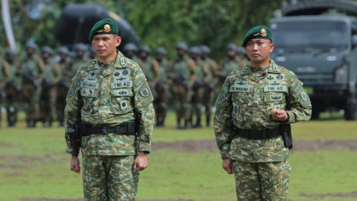 Tongkat Kepemimpinan Danyonif Raider 323 Buaya Putih Banjar Berganti