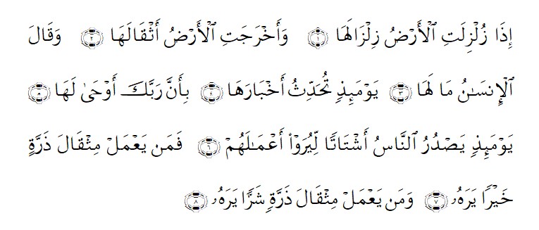 Kandungan Surat Al Zalzalah, Gambaran Dahsyatnya Hari Kiamat