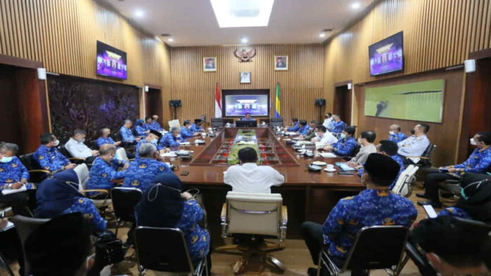 Rakor Pengamanan Nataru Satpol PP Kota Bandung