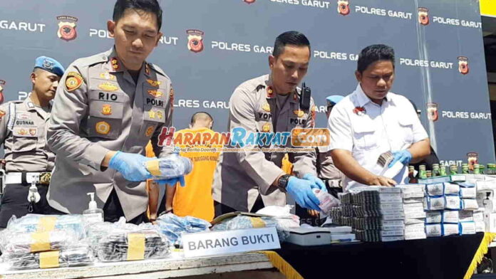 Ciduk Pengedar, Polres Garut Amankan Psikotropika Senilai Rp 800 Juta