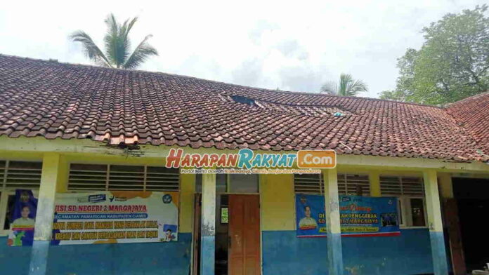 Disdik Ciamis akan Perbaiki Ruangan SDN 2 Margajaya yang Rusak