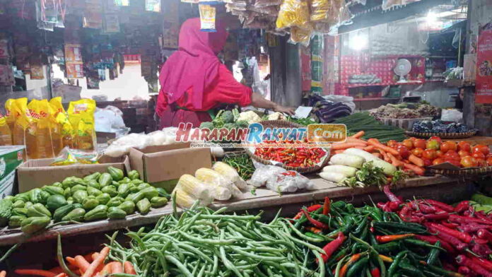 Harga Kebutuhan Pokok di Pasar Manis Ciamis Turun