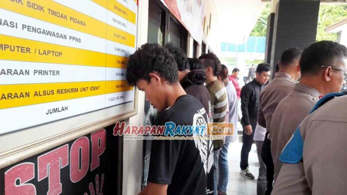 Polres Banjar Tangkap 7 Pelaku Kejahatan Jalanan yang Resahkan Warga