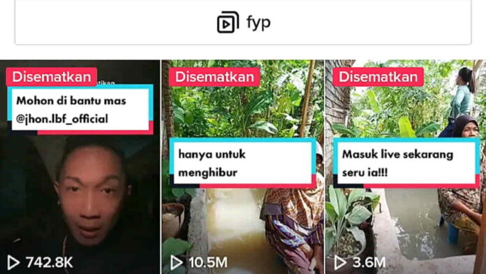 Viral Orang Tua Mandi Lumpur di TikTok