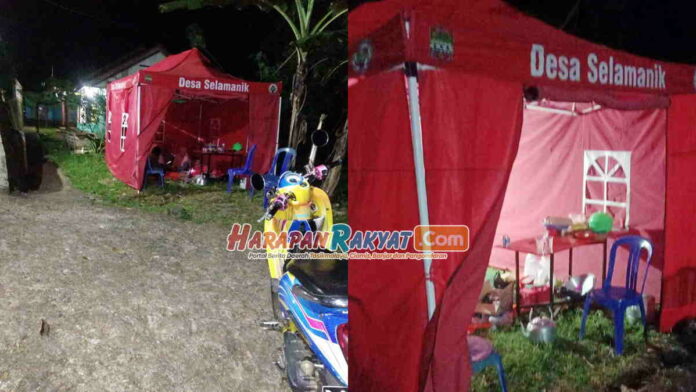 Warga Korban Kebakaran di Cipaku Ciamis Mengungsi di Tenda Darurat
