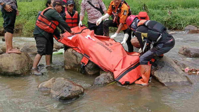 Diduga Terseret Arus Sungai, Warga Sukamantri Ciamis Ditemukan Tewas