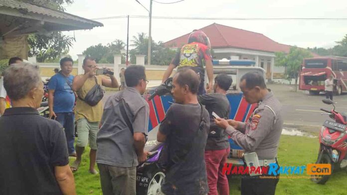 Dua Pemotor Terlibat Tabrakan di Pamarican Ciamis Terluka Parah