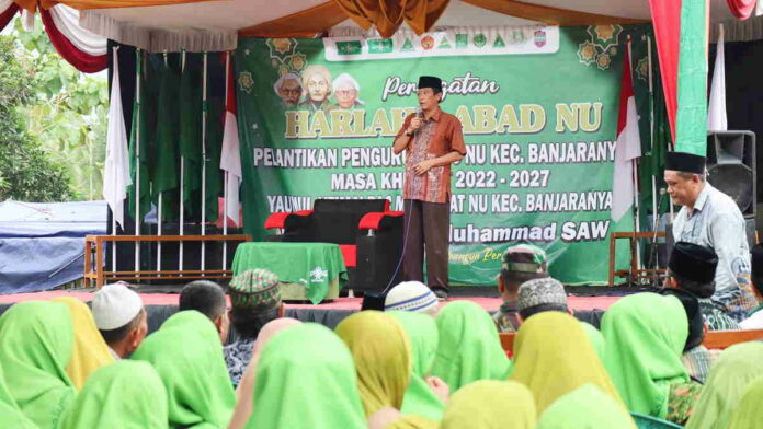 Hadiri Peringatan 1 Abad NU di Banjaranyar Ciamis, Nanang Permana