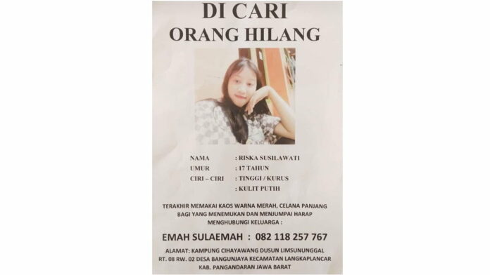 Janda Muda Asal Langkaplancar Pangandaran Dilaporkan Hilang, Ini Ciri-cirinya!