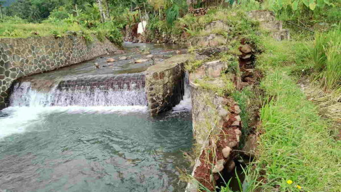 Sayap Bendungan Bungur di Cipaku Ciamis Hampir Ambrol, Pemdes Minta Pemda Perbaiki
