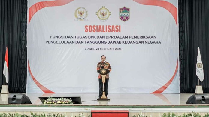 Tingkatkan Tata Kelola Keuangan Daerah, Pemkab Ciamis Ikuti Sosialisasi dari BPK RI