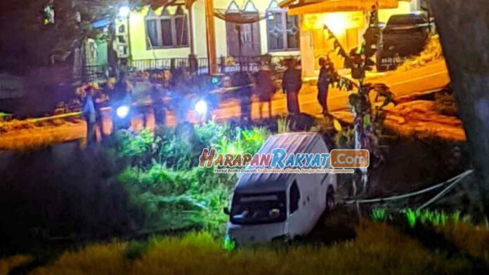 mobil Terperosok ke Sawah di Sukamantri Ciamis