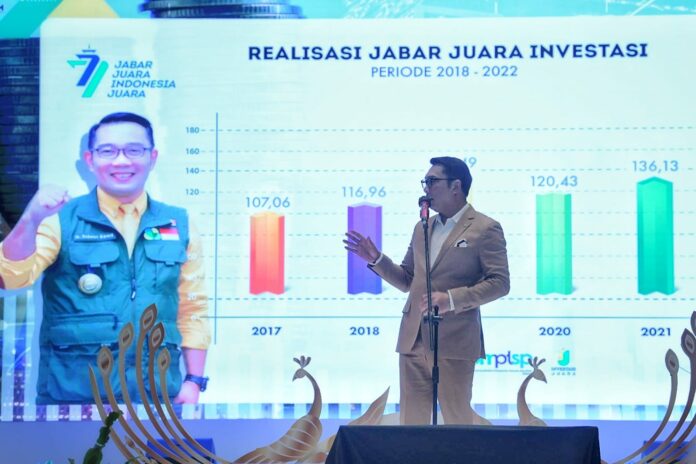 gubernur jabar ridwan kamil soal target realisasi investasi jabar 2023