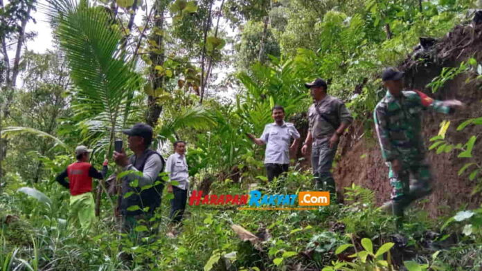 Bencana Pergerakan Tanah di Cisompet Garut