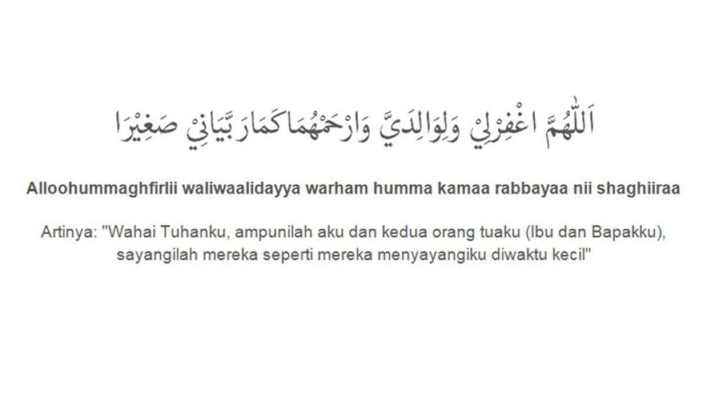 Doa Kedua Orang Tua