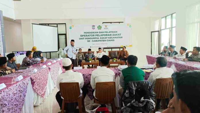 Dorong UPZ Tertib Administrasi, Baznas Ciamis Gelar Pelatihan Operator Pelaporan Zakat