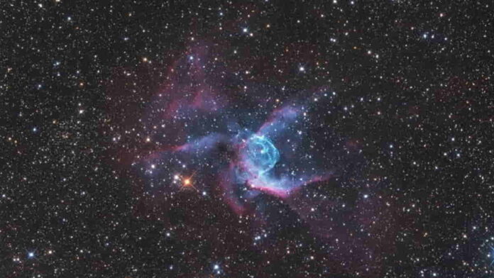 Fenomena Thor's Helmet Nebula dan Prominensa, Langka