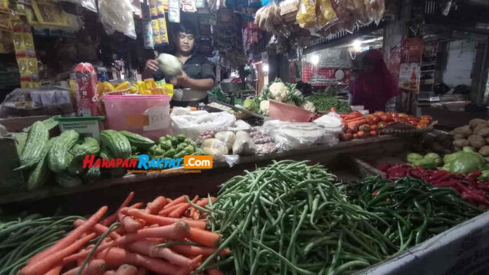 Harga Kebutuhan Pokok di Pasar Manis Ciamis