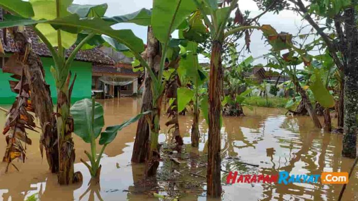 Hujan Deras, 3 Desa di Kecamatan Panumbangan Ciamis Terendam Banjir
