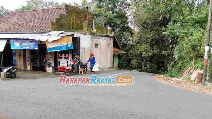 Jalan Tanjakan Pencut Cipaku Ciamis Rawan Kecelakaan