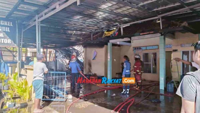 Bengkel dan Rumah di Pangandaran Terbakar