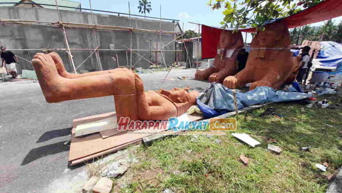 Komisi III DPRD Kota Banjar Tanggapi Keberadaan Patung Firaun di BWP