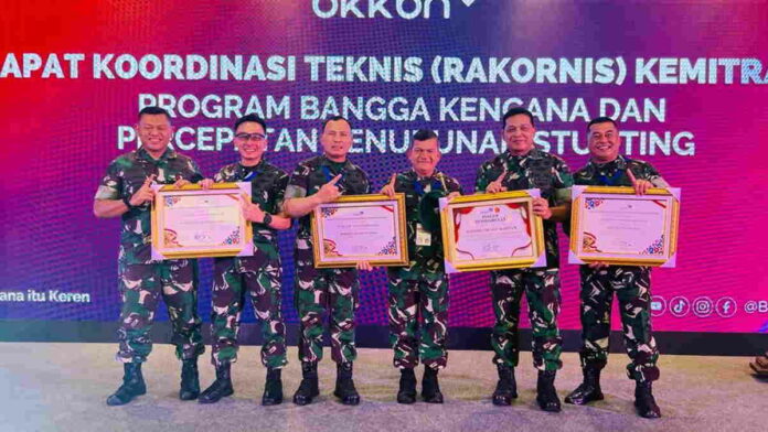 Mantap, Kodam I/BB Terima 4 Penghargaan dari BKKBN
