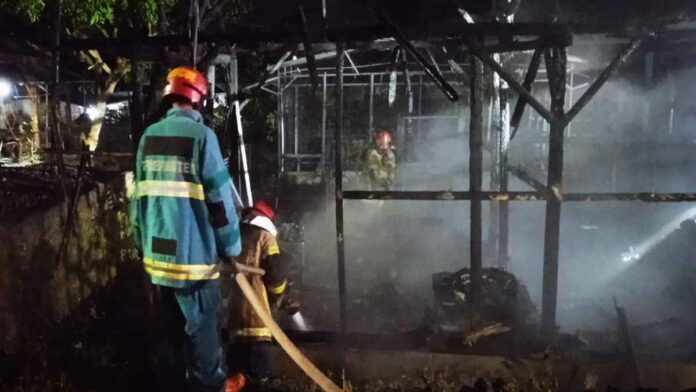 Rumah Warga Cilame Ciamis Ludes Terbakar