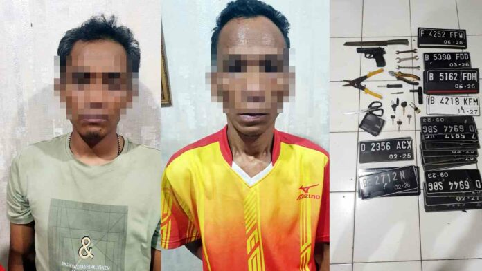 Sepuluh Kali Beraksi, Dua Pelaku Curanmor di Bogor Diringkus Polisi