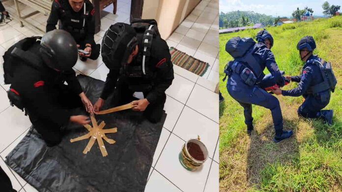 granat aktif temuan warga Cipaku Ciamis