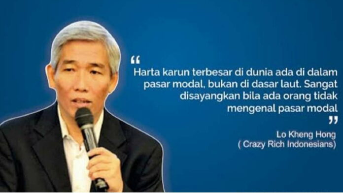 Tips Investasi ala Lo Kheng Hong, Mulailah dengan Uang Pribadi