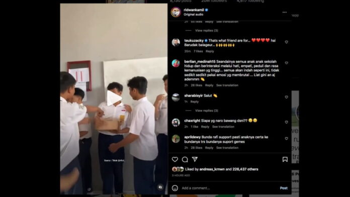 Viral Anak SMP di Tasikmalaya Patungan Beli Sepatu untuk Temannya
