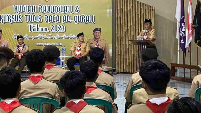 Buka Kuliah Ramadan, Nanang Permana Harapkan Anggota Pramuka Ciamis Jadi Muslim yang Bermanfaat