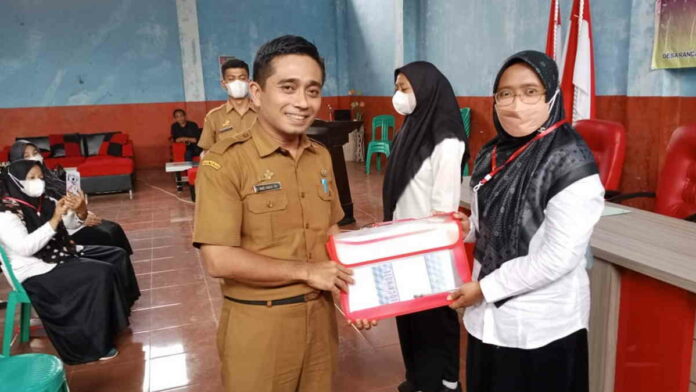Disnaker Ciamis Gelar Pelatihan Tali Kur di Desa Rancah