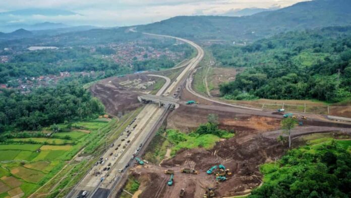 foto udara tol Cisumdawu