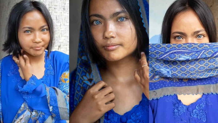 Gadis Jabar Bermata Biru