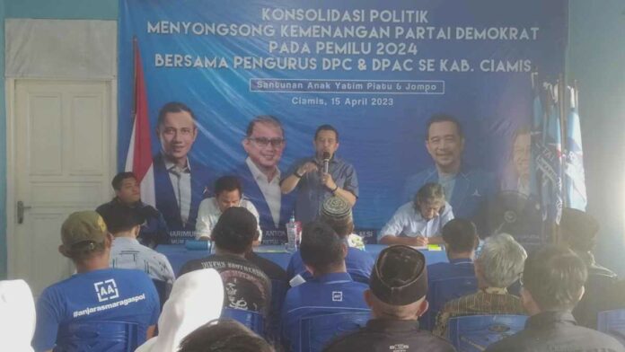 Gelar Uji Kompetensi, Ketua Demokrat Ciamis Bakar Semangat Bacaleg